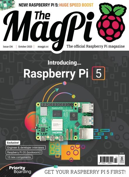 The MagPi – Issue 134 – October 2023 Cover