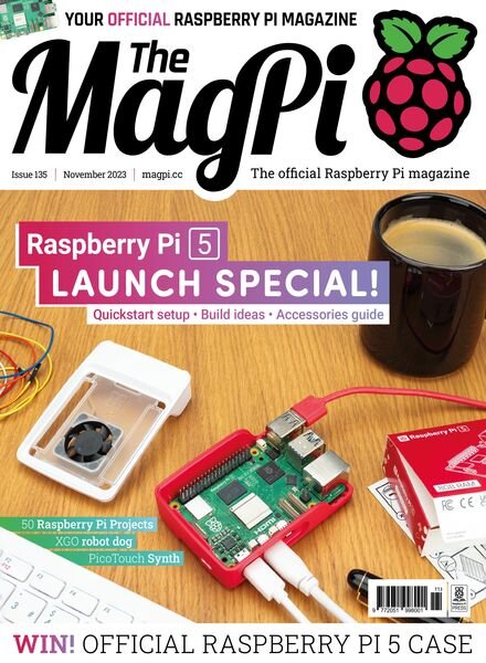 The MagPi – Issue 135 – November 2023 Cover