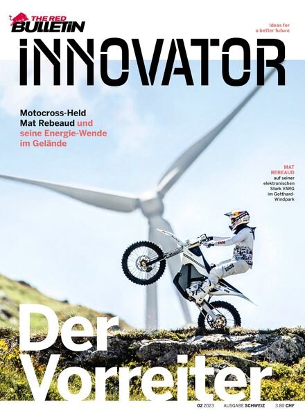 The Red Bulletin Innovator Schweiz – Oktober 2023 Cover