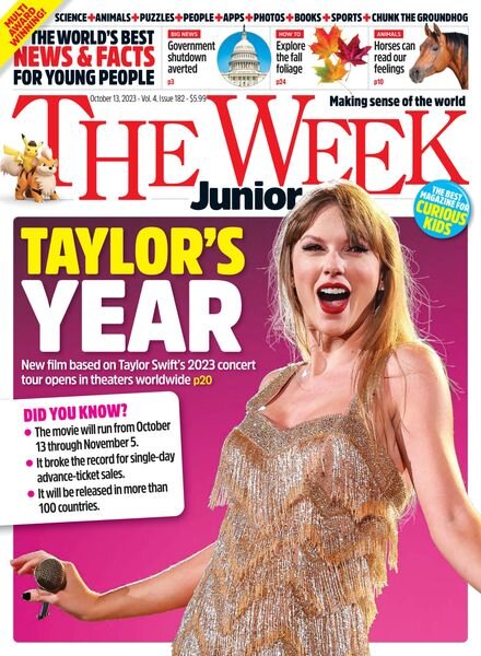 The Week Junior USA – Issue 182 – October 13 2023 Cover