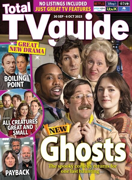 Total TV Guide – Issue 40 – 30 September 2023 Cover