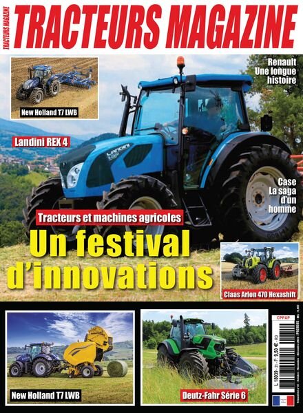 Tracteurs Magazine – Octobre-Decembre 2023 Cover