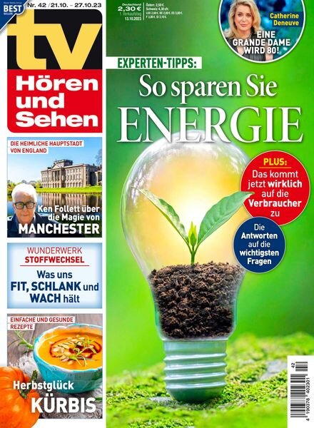 TV Horen und Sehen – 13 Oktober 2023 Cover