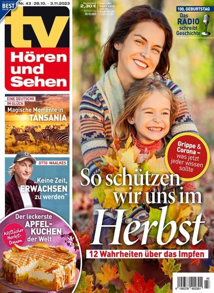TV HOren und Sehen – 20 Oktober 2023 Cover