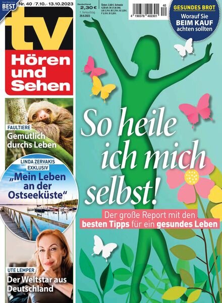 TV Horen und Sehen – 29 September 2023 Cover