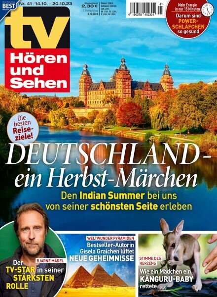 TV Horen und Sehen – 6 Oktober 2023 Cover