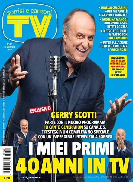 TV Sorrisi e Canzoni – 10 Ottobre 2023 Cover