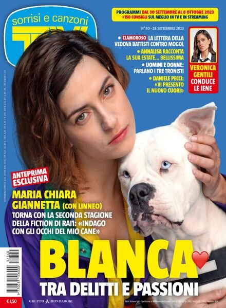 TV Sorrisi e Canzoni – 26 Settembre 2023 Cover