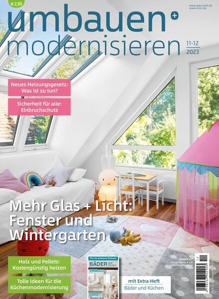 Umbauen + Modernisieren – November-Dezember 2023 Cover