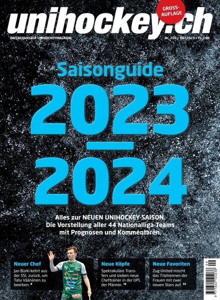 unihockeych – September 2023 Cover