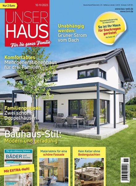 Unser Haus – Oktober-November 2023 Cover