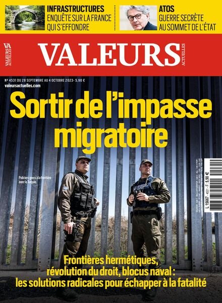 Valeurs Actuelles – 28 Septembre 2023 Cover