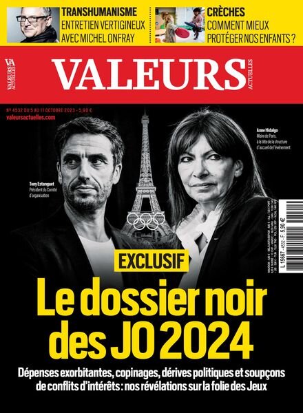 Valeurs Actuelles – 5 Octobre 2023 Cover