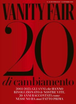 Vanity Fair Italia – 11 Ottobre 2023