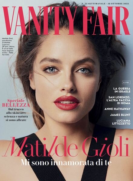 Vanity Fair Italia – 18 Ottobre 2023 Cover