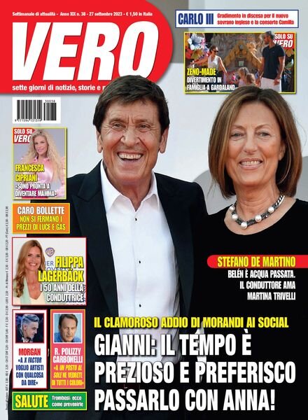 VERO – 27 Settembre 2023 Cover