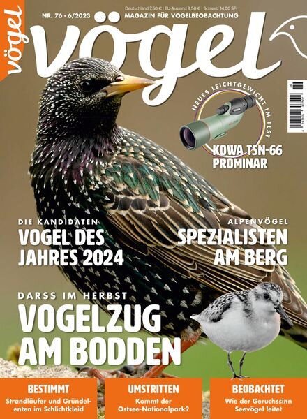 VOgel Magazin – Oktober 2023 Cover