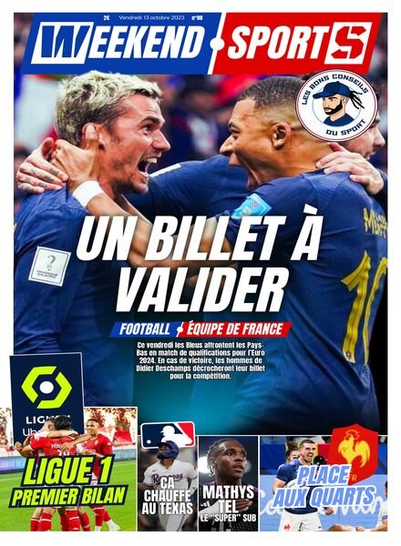 Week-end Sports – 13 Octobre 2023 Cover