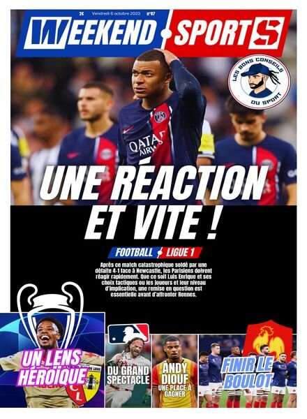 Week-end Sports – 6 Octobre 2023 Cover