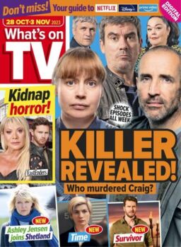 What’s on TV – 28 October 2023