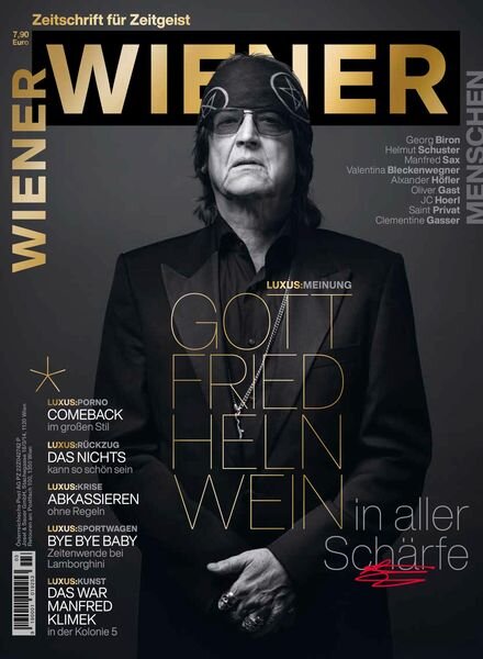 Wiener N456 – Oktober 2023 Cover