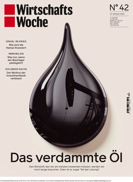 Wirtschaftswoche – 13 Oktober 2023 Cover