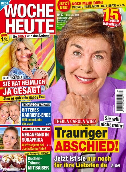 Woche Heute – 11 Oktober 2023 Cover
