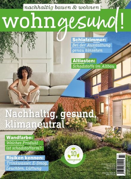 Wohngesund! – Oktober 2023 Cover