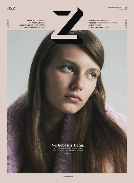 Z die Substanz des Stils – Oktober 2023 Cover