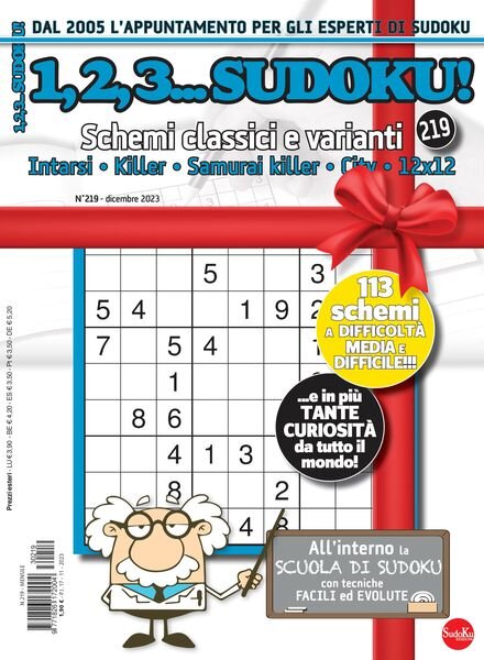 123 Sudoku – Dicembre 2023 Cover