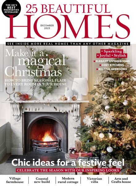 25 Beautiful Homes – December 2023 Cover