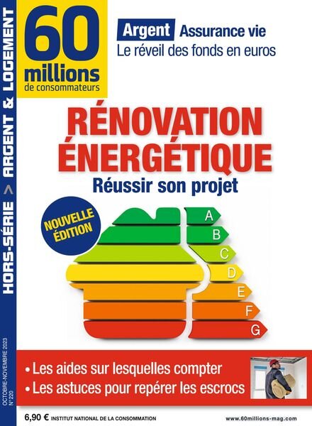 60 Millions de Consommateurs – Hors-Serie – Octobre-Novembre 2023 Cover