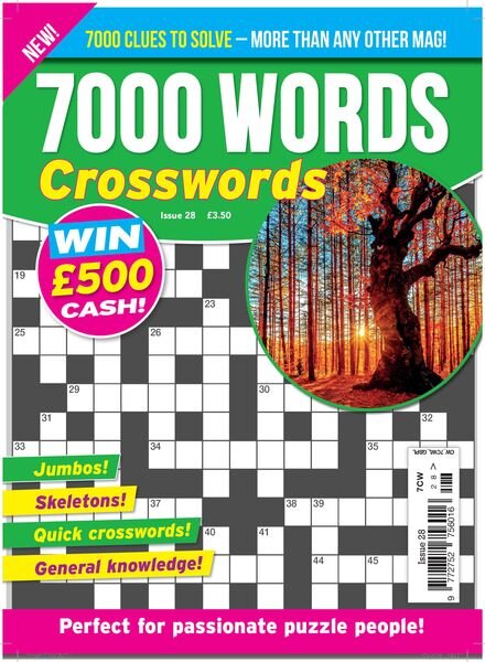 7000 Words Crosswords – November 2023 Cover