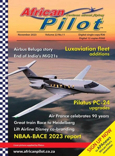 African Pilot Magazine – November 2023 Cover