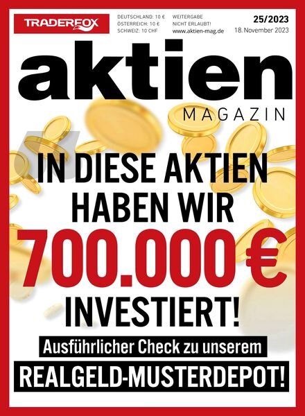Aktien Magazin – 18 November 2023 Cover