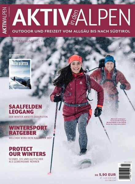 Aktiv in den Alpen – Winter 2023 Cover