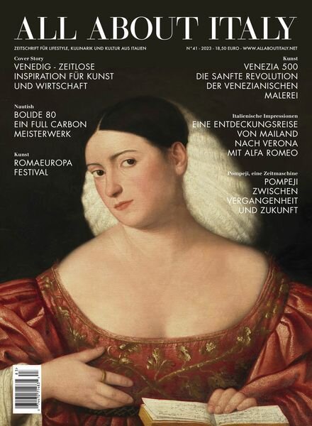 All About Italy – November 2023 Cover