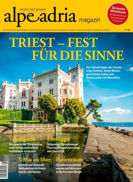 Alpe Adria – November 2023 Cover