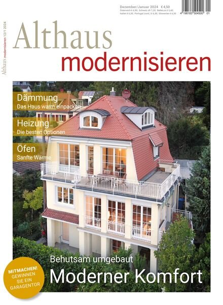 Althaus Modernisieren – Dezember 2023 – Januar 2024 Cover