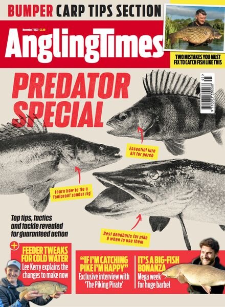 Angling Times – Issue 3645 – November 7 2023 Cover
