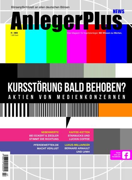 AnlegerPlus News – November 2023 Cover