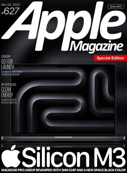 AppleMagazine – Issue 627 – November 3 2023 Cover