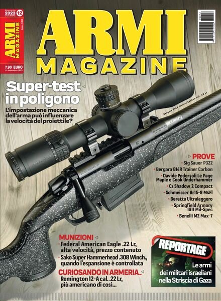 Armi Magazine – Dicembre 2023 Cover