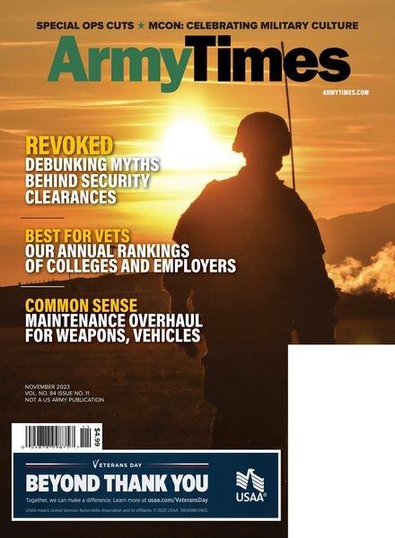 Army Times – November 2023 Cover
