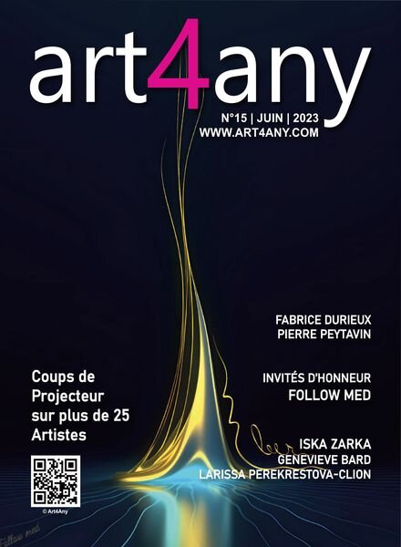 Art4Any Magazine – N 15 Juin 2023 Cover