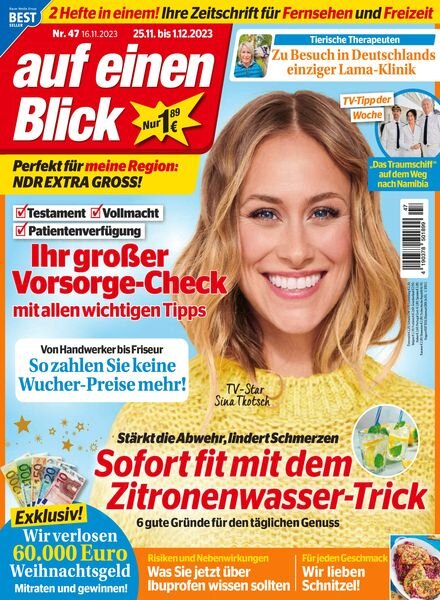 Auf Einen Blick – 16 November 2023 Cover