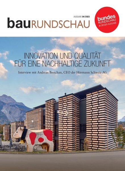 bauRUNDSCHAU Magazin – Ausgabe 4 2023 Cover