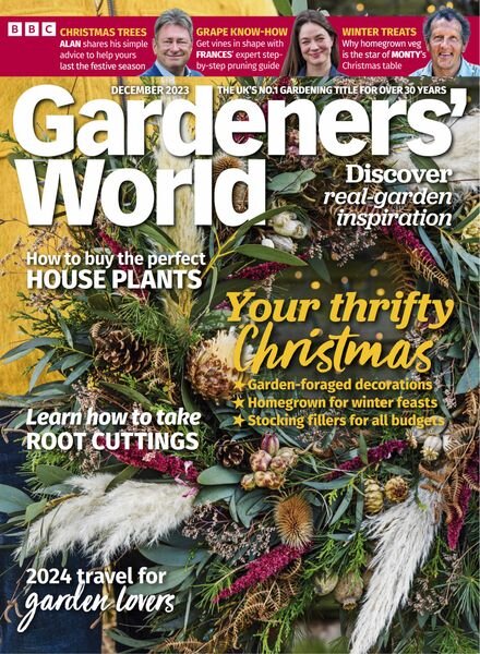 BBC Gardeners World – December 2023 Cover