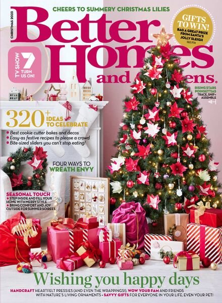 Better Homes and Gardens Australia – Christmas 2023 Cover