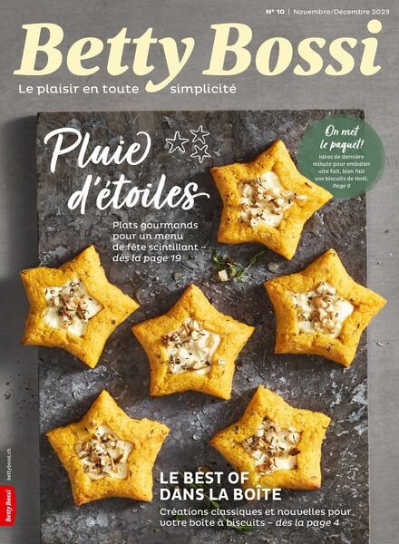 Betty Bossi edition francaise – Novembre-Decembre 2023 Cover